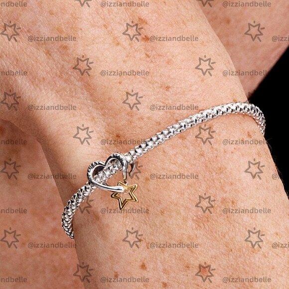 Pandora Lucky Star & Heart Charm - Picture 4 of 6